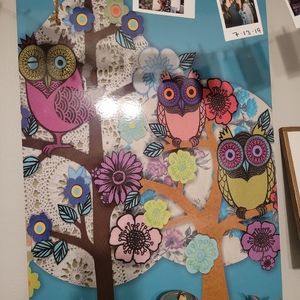 Owl wall art